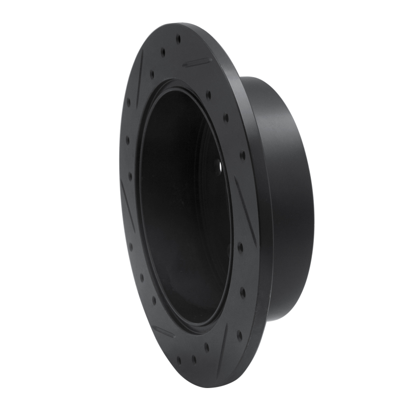 Hyundai Elantra Brake Rotor (1) - Rear Right - R1 Concepts - Drilled & Slotted - Black - `07-`10